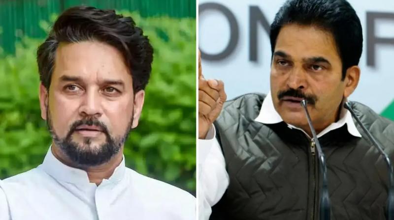 Anurag Thakur and Venugopal Anurag Thakur and Venugopal
