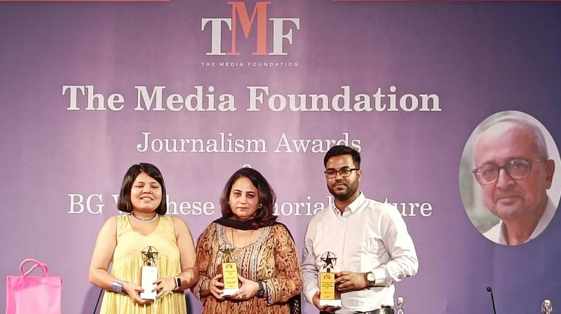 Journalist Jatinder Kaur Toor wins Chameli Devi Jain Award Journalist Jatinder Kaur Toor wins Chameli Devi Jain Award