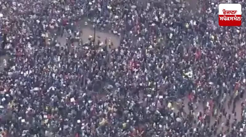 Millions People protest against Trump and Musk in America Latest News in Punjabi Millions People protest against Trump and Musk in America Latest News in Punjabi