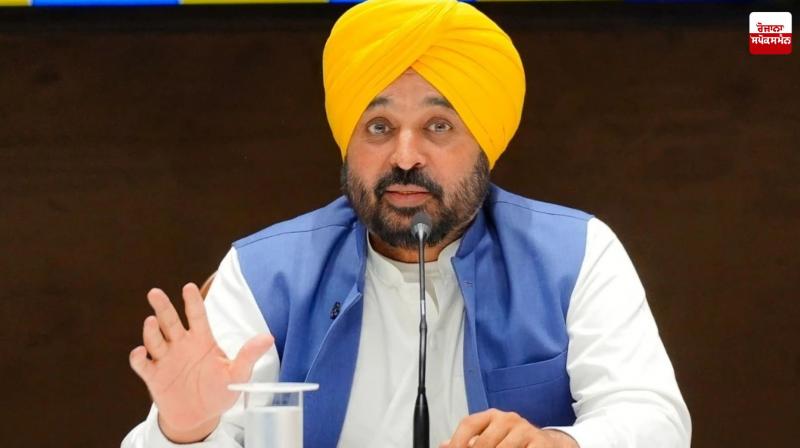 CM Bhagwant Mann image. CM Bhagwant Mann image.