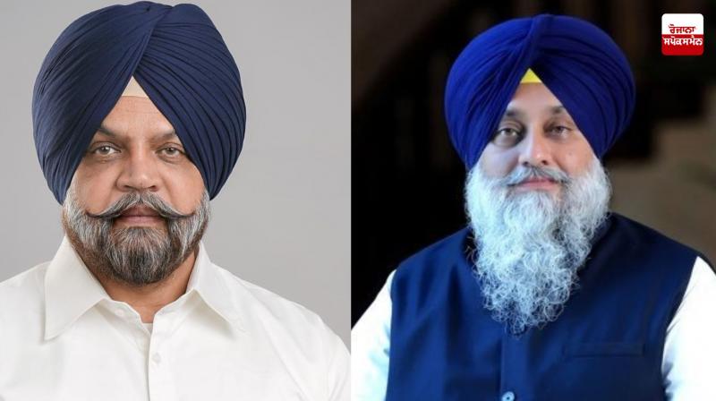Manpreet Singh Ayali & Sukhbir Singh Badal. Manpreet Singh Ayali & Sukhbir Singh Badal.