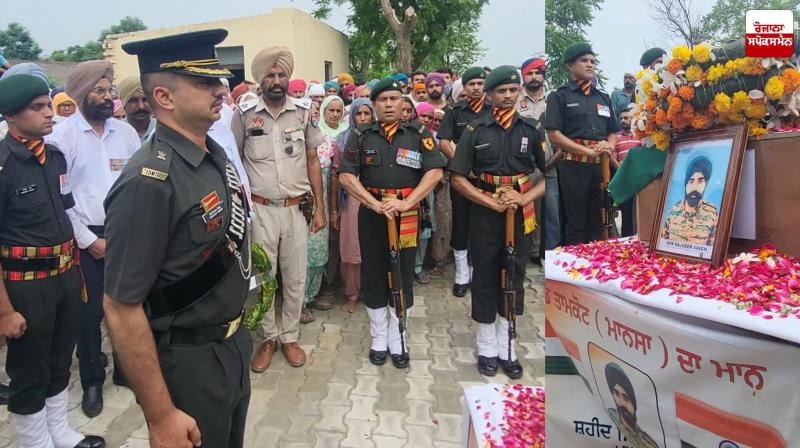 Rajveer Singh Died of a Heart Attack in the Army in Mansa