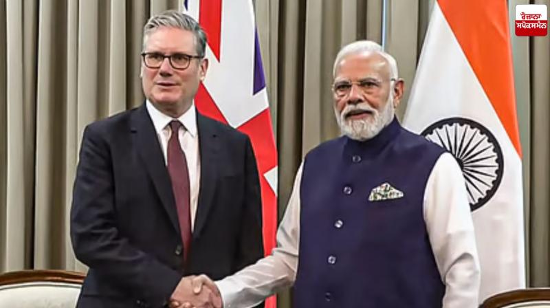 PM Modi meets British Prime Minister Keir Starmer in Mumbai Latest News in Punjabi PM Modi meets British Prime Minister Keir Starmer in Mumbai Latest News in Punjabi