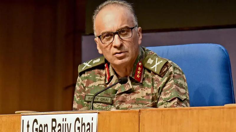 Indian Army's Director General Military Operations Lt Gen Rajiv Ghai Indian Army's Director General Military Operations Lt Gen Rajiv Ghai