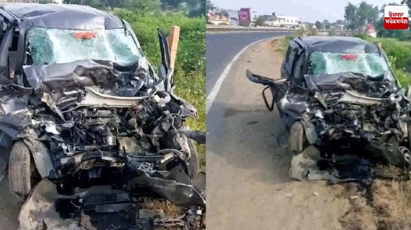 Car Parts Blown Off in Horrific Road Accident in Madhya Pradesh Latest News in Punjabi Car Parts Blown Off in Horrific Road Accident in Madhya Pradesh Latest News in Punjabi