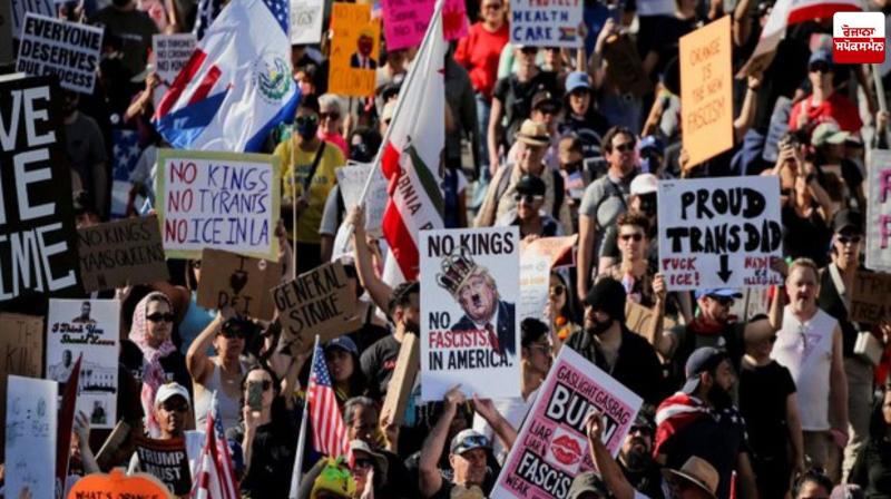 Millions of People Protested in America Against Trump's Policies Latest News in Punjabi Millions of People Protested in America Against Trump's Policies Latest News in Punjabi