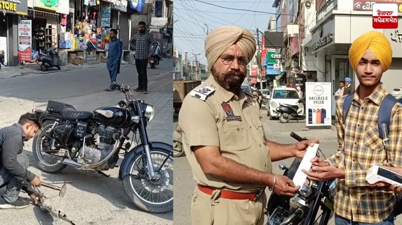 Moga Police Hammer Down on Bullet Silencers Used to Set Off Firecrackers Latest News in Punjabi