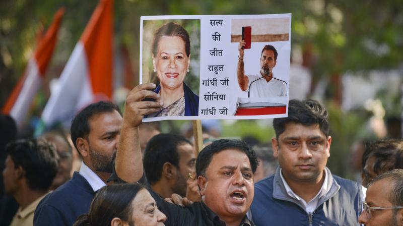 ਨੈਸ਼ਨਲ ਹੈਰਾਲਡ ਮਾਮਲੇ 'ਚ ਰਾਹਤ ਤੋਂ ਬਾਅਦ ਕਾਂਗਰਸ ਹੋਈ ਹਮਲਾਵਰ, ਮੋਦੀ, ਸ਼ਾਹ ਦਾ ਮੰਗਿਆ ਅਸਤੀਫਾ