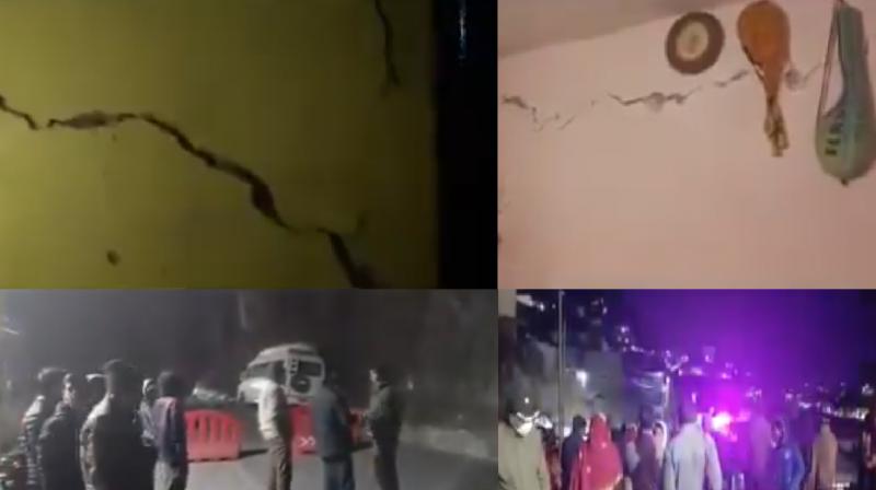 ਭੱਟਾਕੁਫਰ ਅਤੇ ਚਲਾਂਥੀ ਵਿਚਕਾਰ ਸੜਕ ਨੂੰ ਚਾਰ ਮਾਰਗੀ ਬਣਾਉਣ ਲਈ ਸੁਰੰਗ ਬਣਾਉਣ ਚੱਟਾਨਾਂ 'ਚ ਕੀਤੇ ਧਮਾਕੇ ਕਾਰਨ ਉਨ੍ਹਾਂ ਦੀਆਂ ਇਮਾਰਤਾਂ ਵਿਚ ਤਰੇੜਾਂ ਪੈ ਗਈਆਂ