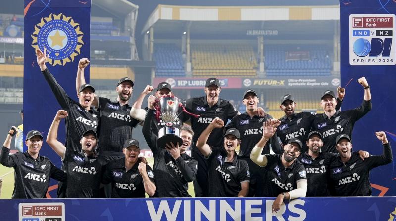 New Zealand records historic win in Indore