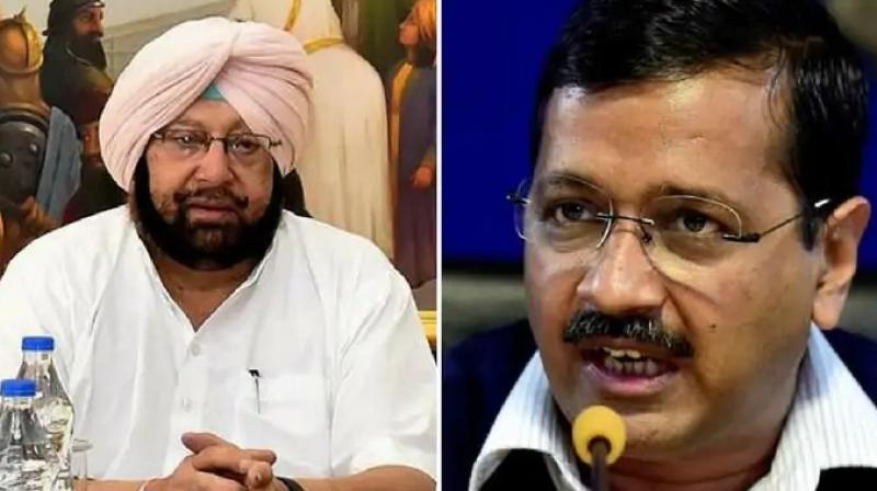 Arvind Kejriwal and Captain Amarinder Singh Arvind Kejriwal and Captain Amarinder Singh