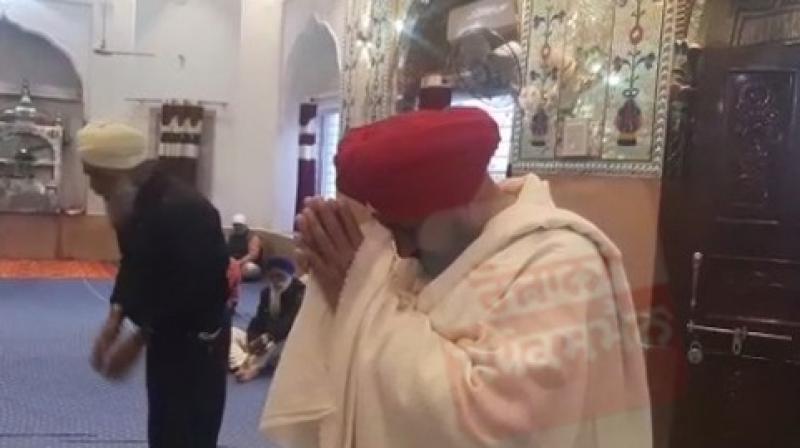 Charanjit Singh Channi offers prayers at Gurudwara Sri Katalgarh Sahib Charanjit Singh Channi offers prayers at Gurudwara Sri Katalgarh Sahib