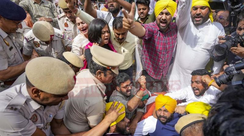 AAP Protest AAP Protest