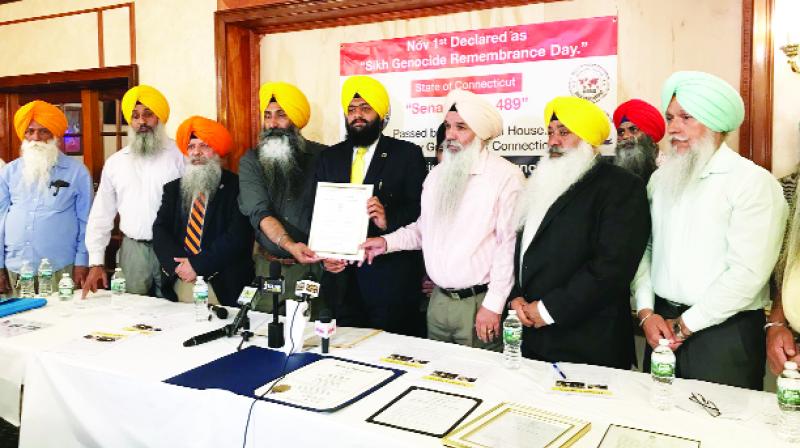 Sikh Members Announcing To Media Sikh Members Announcing To Media