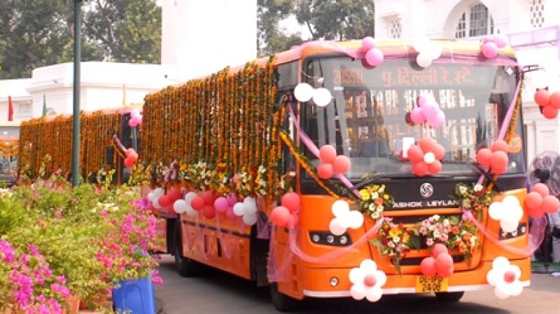 New color cluster buses will run in delhi