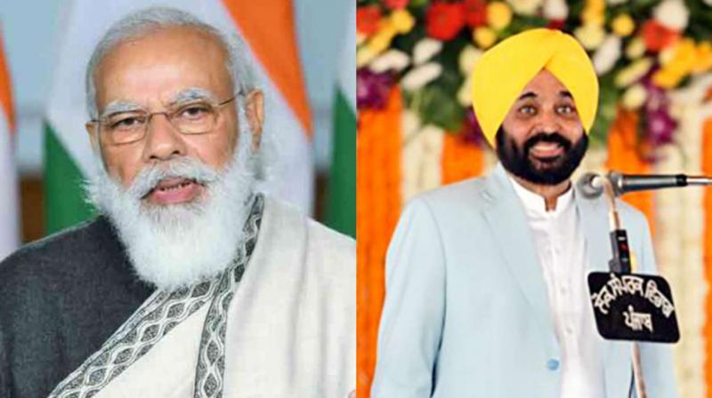 Narendra Modi, Bhagwant Mann 