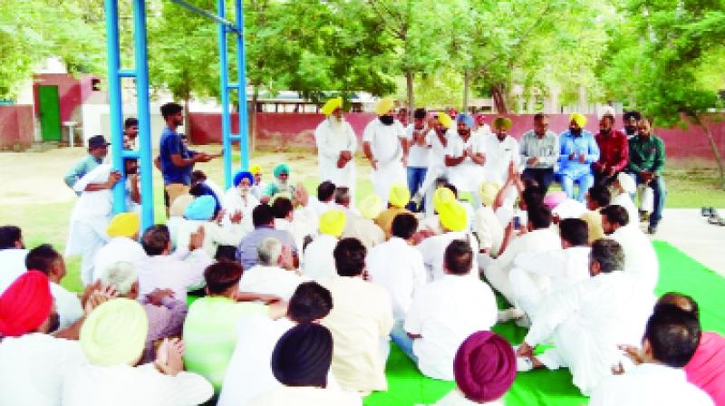 Aam Aadmi Party Workers During Meeting Aam Aadmi Party Workers During Meeting