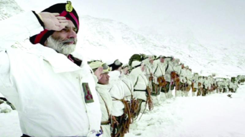 Army Soldiers in Siachen Glacier