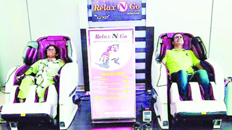 Relax and Go Chairs At Sri Guru Ramdass International Airport Relax and Go Chairs At Sri Guru Ramdass International Airport