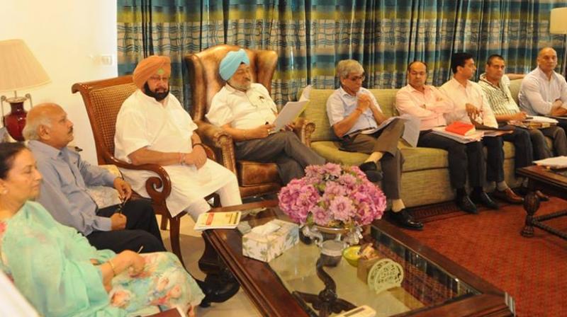 Captain Amrinder Singh Meeting