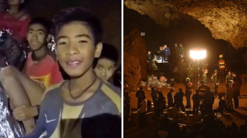 ninth boy rescued from the thai cave in thailand