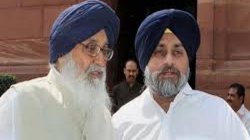 Parkash singh badal and Sukhbir sigh badal Parkash singh badal and Sukhbir sigh badal