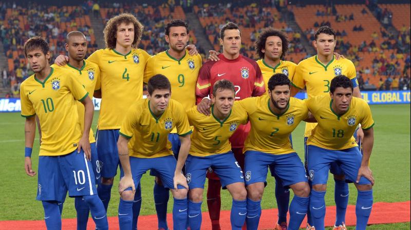 Brazilian team reached Russia for the World Cup