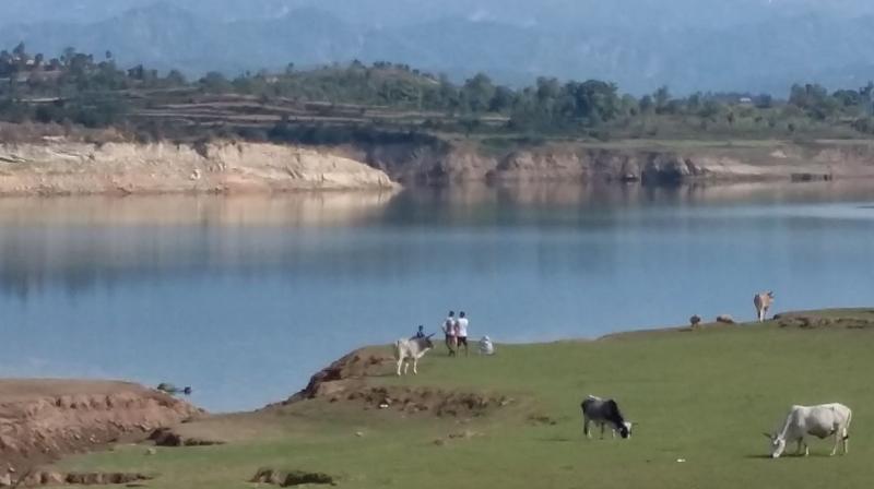 Ranjit Sagar Dam Lake