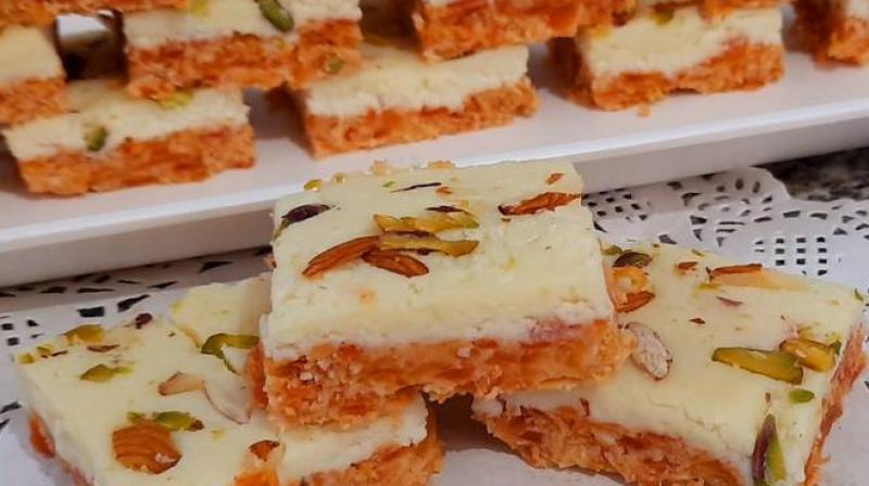 Carrot Burfi Recipe