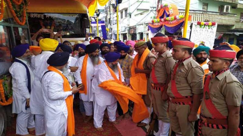 International Nagar Kirtan departs from Lucknow International Nagar Kirtan departs from Lucknow