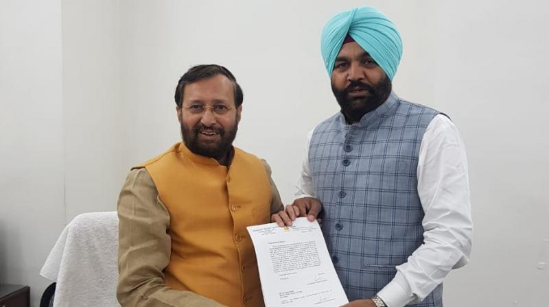 parkash javdekar with Gurjit Aujla parkash javdekar with Gurjit Aujla