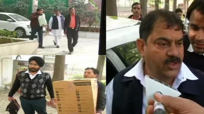 ED raids Congress worker house ED raids Congress worker house