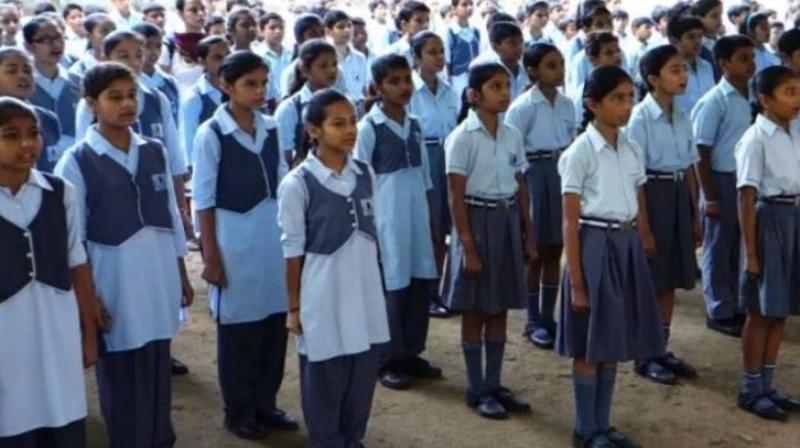 School students in up to get sun exposure for vitamin d and calcium