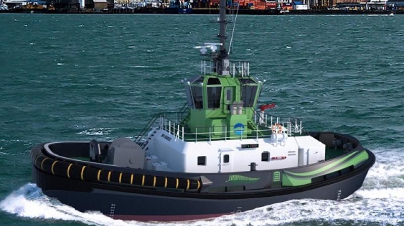 World-first electric tugboat