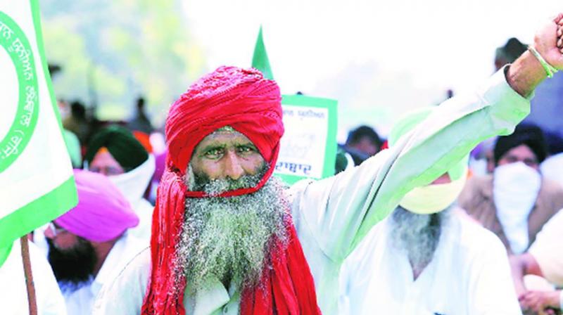 Farmer protest