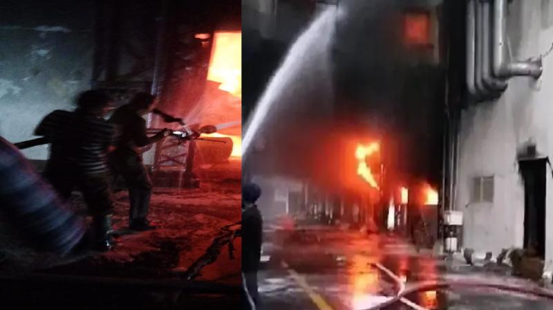 4 dead in massive fire at factory in Amritsar 4 dead in massive fire at factory in Amritsar