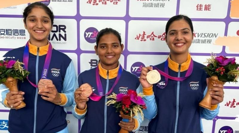 Asian Games 2023: Indian women's recurve archery team clinch bronze Asian Games 2023: Indian women's recurve archery team clinch bronze