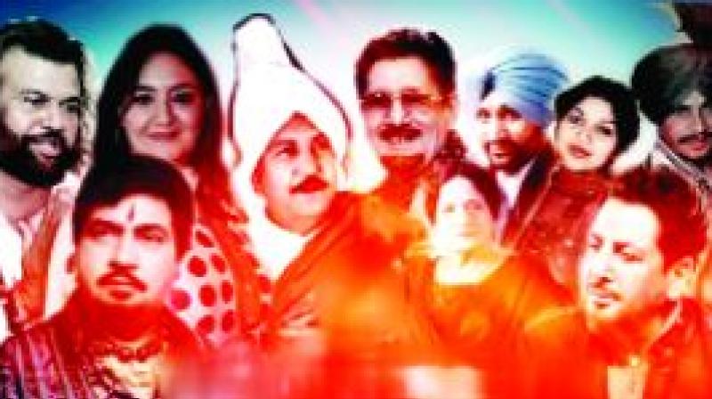 Old versus present day Punjabi singer Old versus present day Punjabi singer