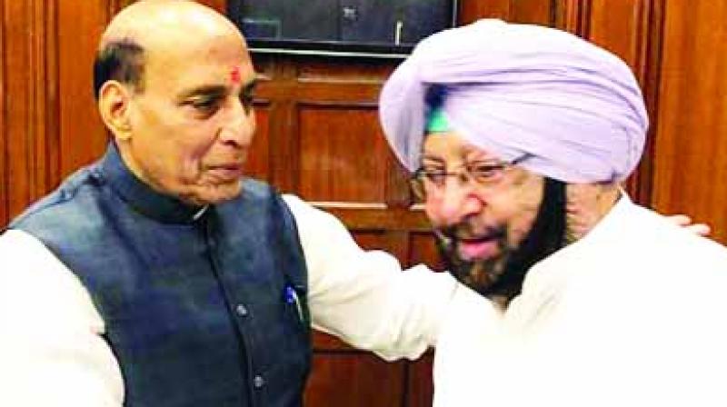 Rajnath Singh & Captain Amarinder Singh Rajnath Singh & Captain Amarinder Singh