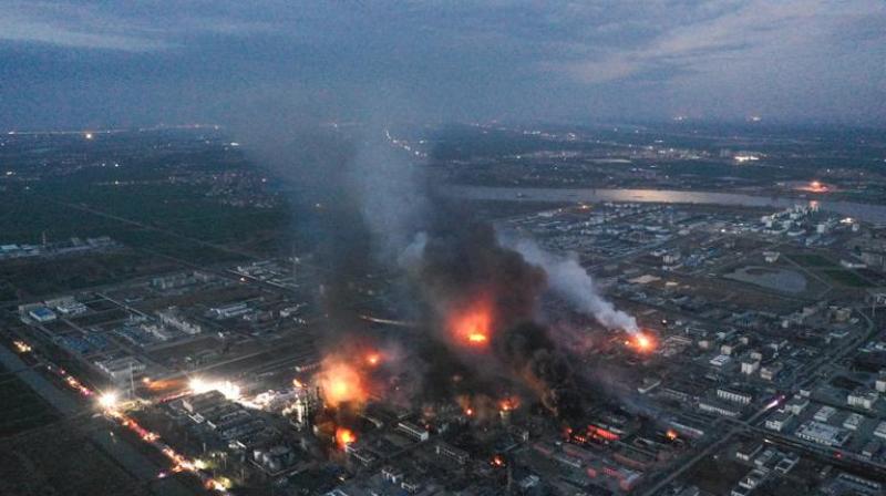47 Dead in Chemical Plant Fire in China 47 Dead in Chemical Plant Fire in China