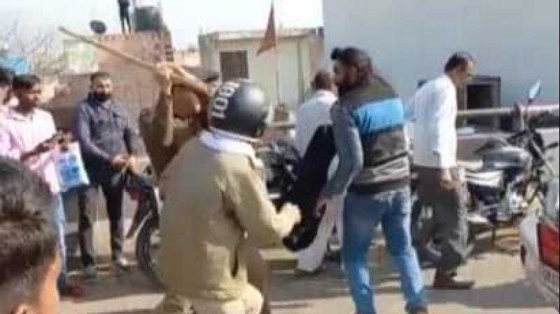 In Uttarakhand, a Sikh youth was brutally beaten by police and stripped of his turban In Uttarakhand, a Sikh youth was brutally beaten by police and stripped of his turban