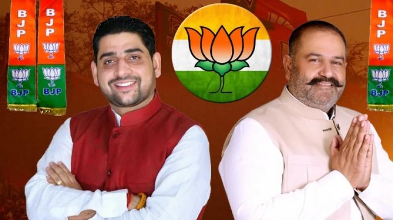 MLA Sheetal Angural and MP Sushil Rinku MLA Sheetal Angural and MP Sushil Rinku