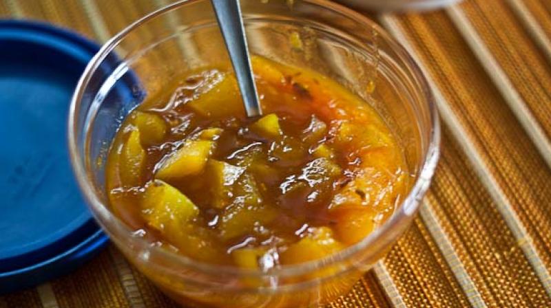 Green mango chutney