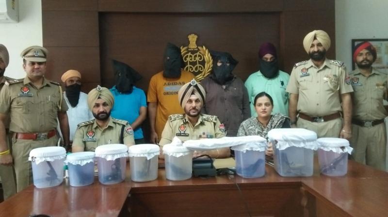 5 Gurges of Lawrence Bishnoi gang arrested from Fatehgarh Sahib, arms also recovered