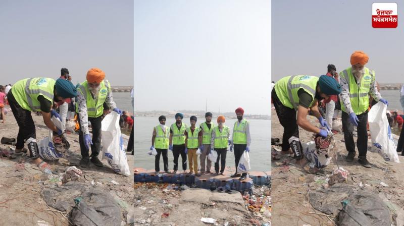 Hemkunt Foundation sets an example of Hindu-Sikh unity by cleaning the Mahakumbh Ghats in Prayagraj Hemkunt Foundation sets an example of Hindu-Sikh unity by cleaning the Mahakumbh Ghats in Prayagraj