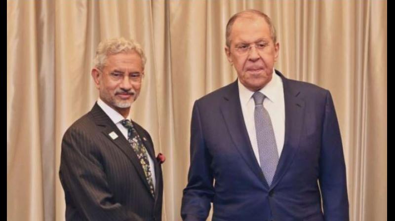 S. Jaishankar & Sergey Lavrov S. Jaishankar & Sergey Lavrov