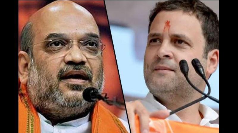 Amit Shah & Rahul Gandhi Amit Shah & Rahul Gandhi