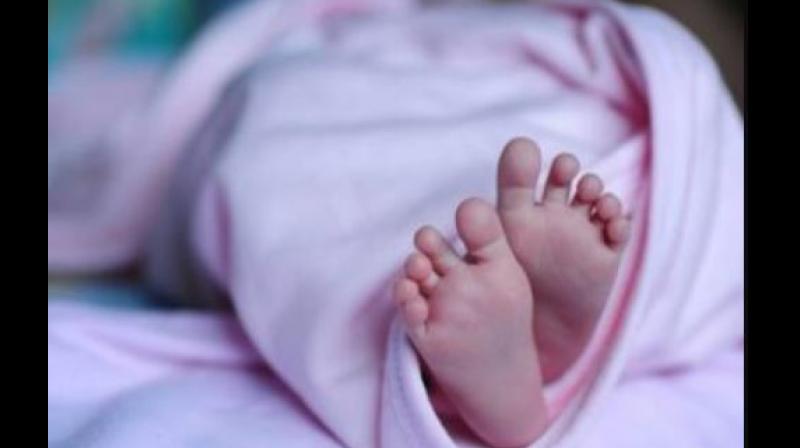 Newborn thrown Newborn thrown
