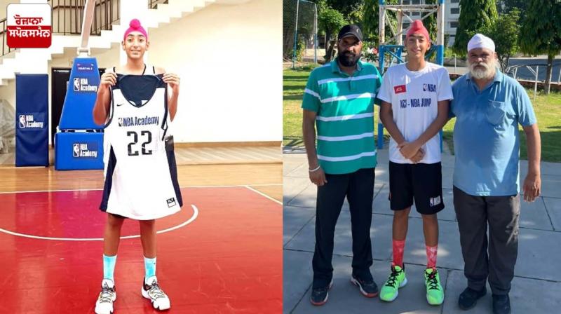 Jalandhar's Tejinderbir shone the name of the country, the selection was made for the National Basketball Academy USA Jalandhar's Tejinderbir shone the name of the country, the selection was made for the National Basketball Academy USA