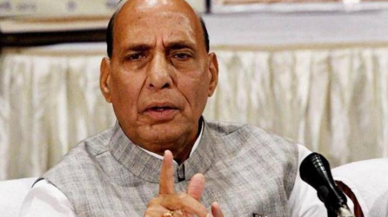 Rajnath Singh firing